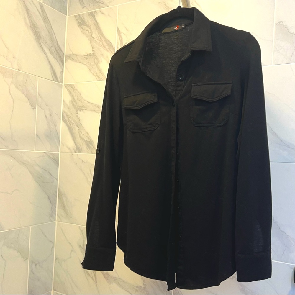 Black Button Down Shirt